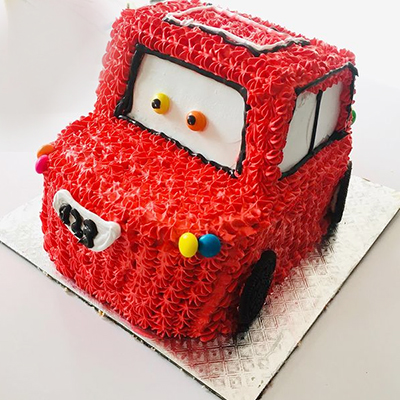 "Designer Car Semi Fondant Cake -3 Kg  (Cake Magic) - Click here to View more details about this Product